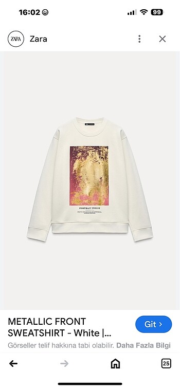 Zara Zara sweatshirt