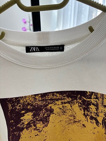 s Beden beyaz Renk Zara sweatshirt
