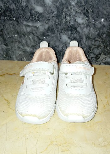 Kız Çocuk Beyaz Cırt Cırtlı Spor Ayakkabı 23 numara - Görsel 2