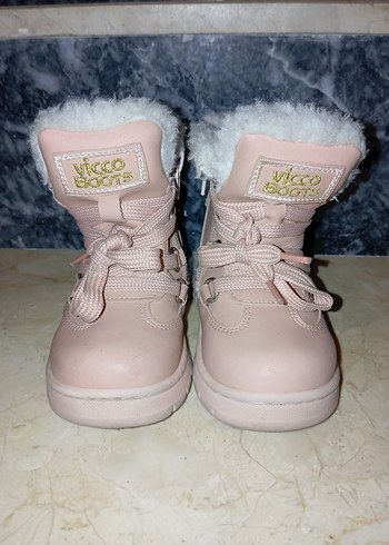 Pembe Kürklü Kız Çocuk Botu vicco 22 - Görsel 2