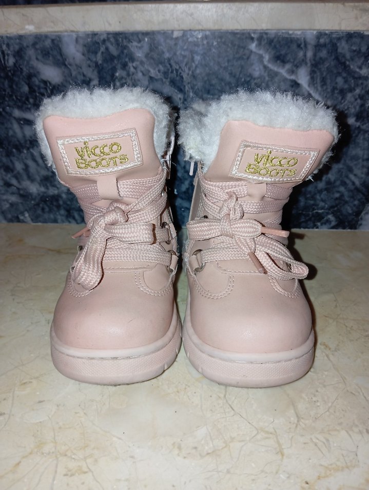 Pembe Kürklü Kız Çocuk Botu vicco 22 - Görsel 2