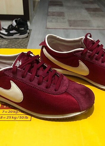 38,5 Beden bordo Renk Nike..