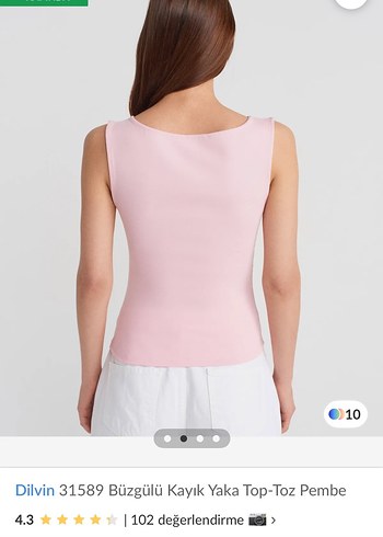 36 Beden Dilvin Toz Pembe Büzgülü Kayık Yaka Bluz