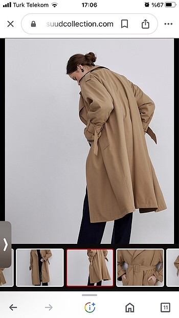 Suud Collection Suud trençkot