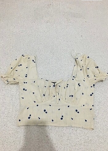Mavi Jeans Mavi çiçekli bluz