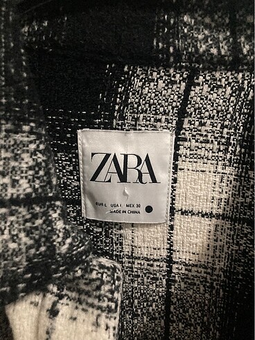 l Beden Zara uzun ceket
