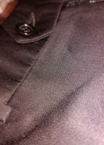 Kahverengi Düğmeli Erkek Pantolon - Görsel 3