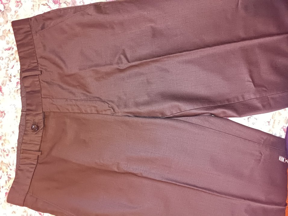 Kahverengi Düğmeli Erkek Pantolon - Görsel 2