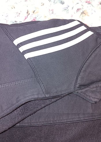 Adidas Siyah Uc Bantli Spor Sweatshirt Hirka