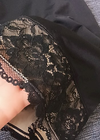 Marks & Spencer Dantel Detaylı Siyah sıkılaştırıcı kombinezon