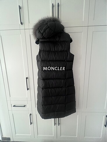 Moncler Uzun yelek kullanılmamış