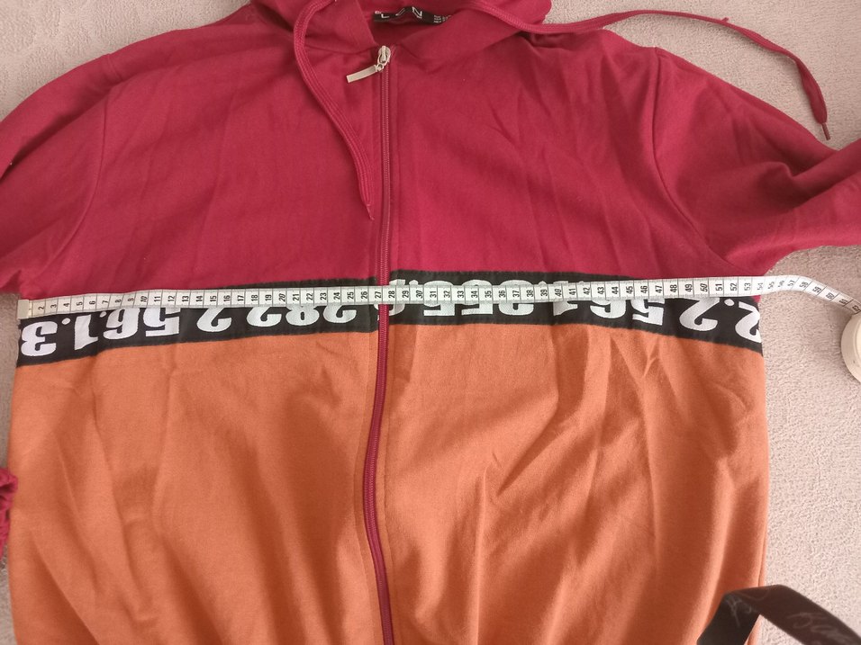 Renkli Kapüşonlu Fermuarlı Kadın Ceket - Görsel 2