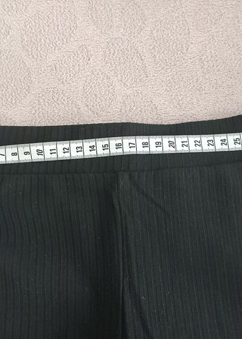 Siyah Kadın Normal Boy Esnek Kumaş Pantolon - Görsel 4