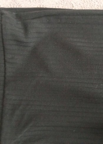 Siyah Kadın Normal Boy Esnek Kumaş Pantolon - Görsel 2