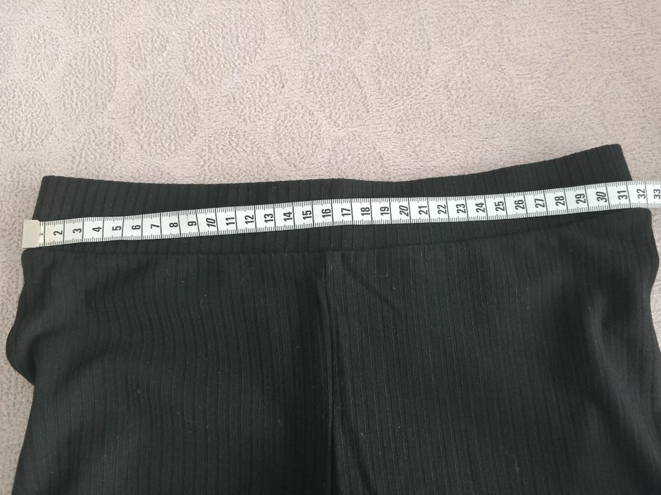 Siyah Kadın Normal Boy Esnek Kumaş Pantolon - Görsel 4