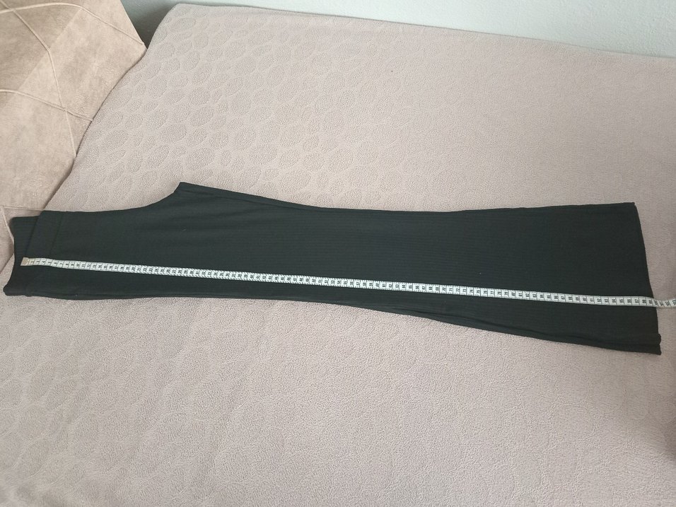 Siyah Kadın Normal Boy Esnek Kumaş Pantolon - Görsel 5