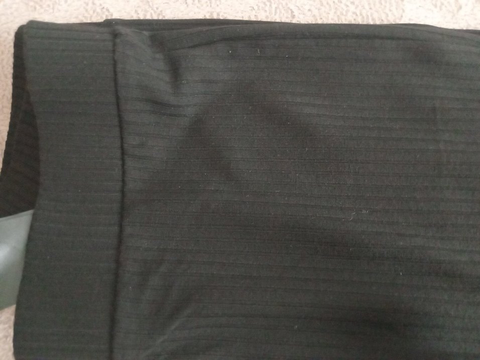 Siyah Kadın Normal Boy Esnek Kumaş Pantolon - Görsel 2