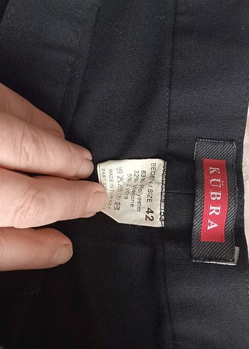 Siyah Kadın Kapri Kumaş Pantolon - Görsel 3