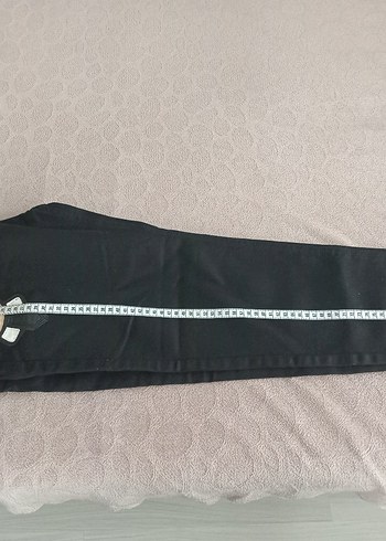 Siyah Midi Kadın Kot Pantolon - Görsel 9