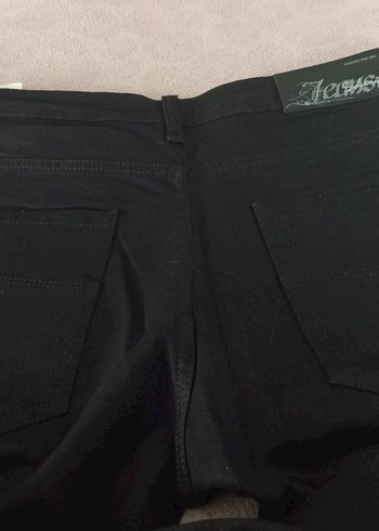 Siyah Midi Kadın Kot Pantolon - Görsel 6