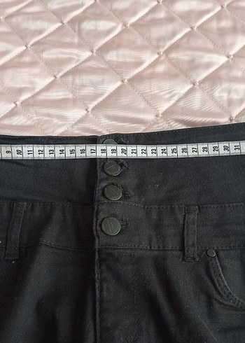 Kızlar için siyah simli jeans - Görsel 7