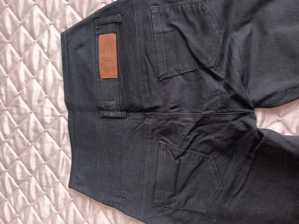 Kızlar için siyah simli jeans - Görsel 5