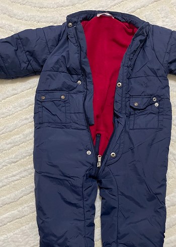 Koyu Mavi Fermuarlı Bebek astronot Tulumu - Görsel 5