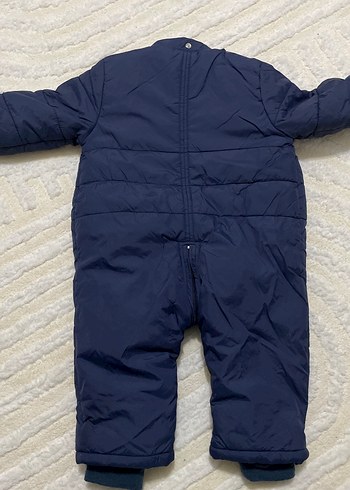 Koyu Mavi Fermuarlı Bebek astronot Tulumu - Görsel 4