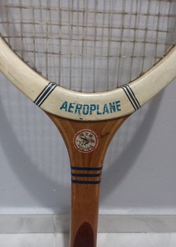 AHŞAP TENİS RAKETİ AEROPLANE - Görsel 2