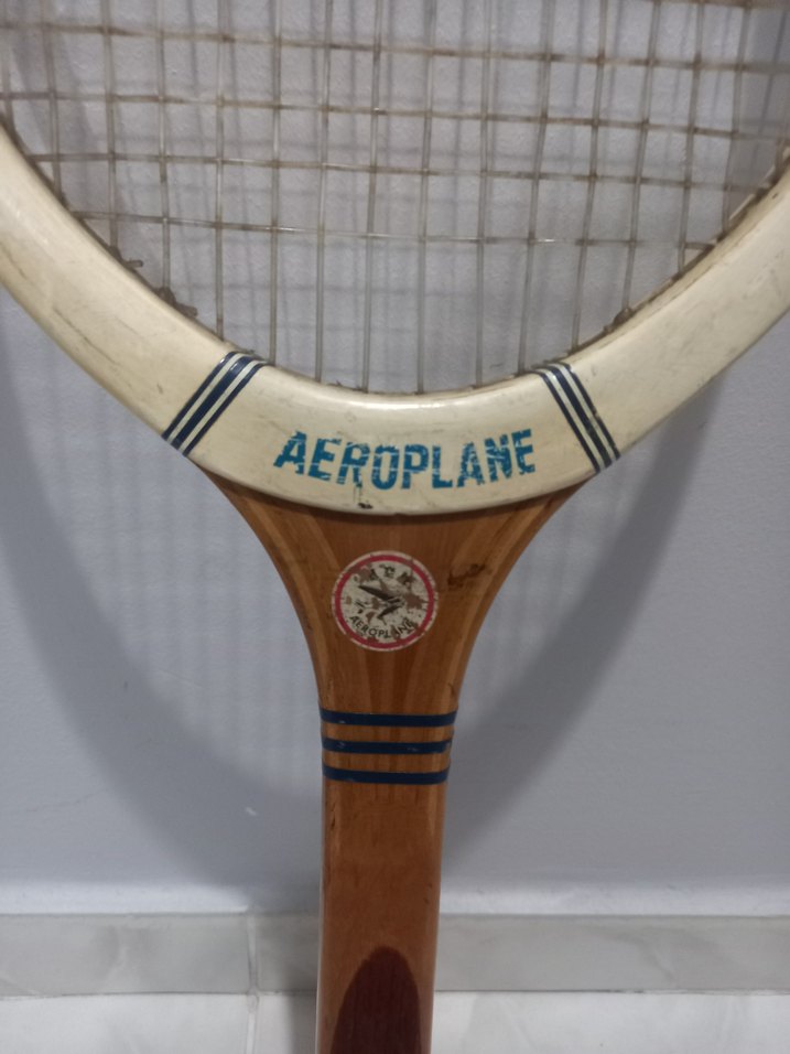 AHŞAP TENİS RAKETİ AEROPLANE - Görsel 2