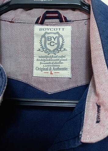 l Beden mavi Renk BOYCOTT ERKEK GÖMLEK