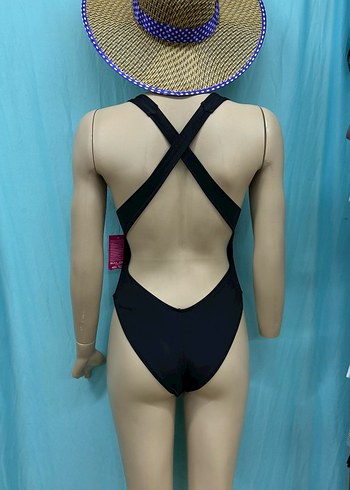 Diğer Siyah Strappy Spor Kadın Mayo
