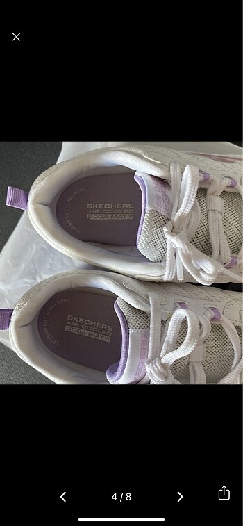 38 Beden beyaz Renk Skechers 38 no