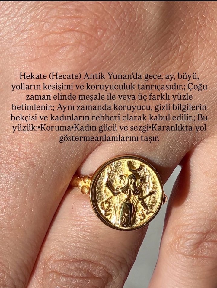 Vintage Altın Yüzük - Görsel 2