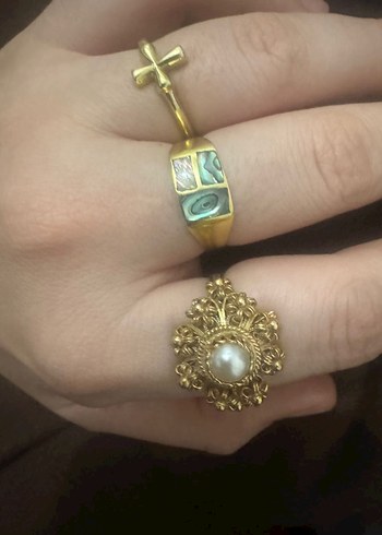 Özel okyanus sedef taşlı yüzük - Görsel 6