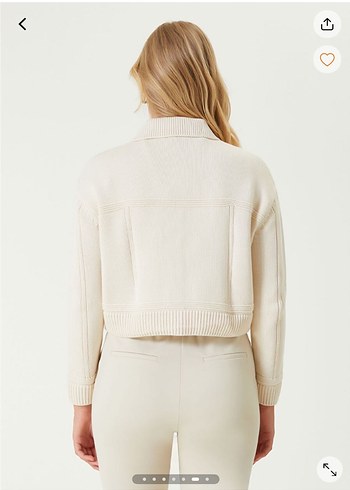 Bej Mini Kadın Hırka - Görsel 4