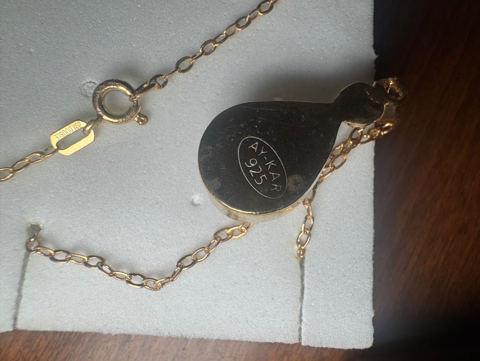 Kırmızı kehribar Kadın Kolye - Görsel 4