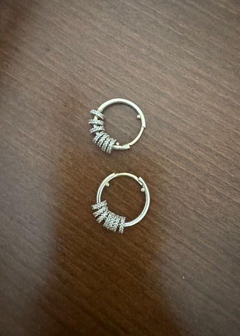 Altın Renk Mini taşlı Küpe - Görsel 3