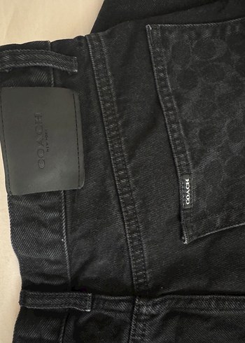 Düz Kesim Siyah Denim erkek Jean - Görsel 8