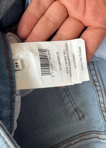 Erkek Açık Mavi Regular Fit Denim Jean - Görsel 9