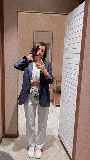 Network Network yün blazer ceket