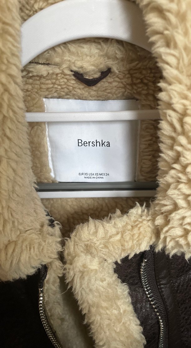 Kahverengi Kürklü Deri Kadın Ceket - Görsel 2