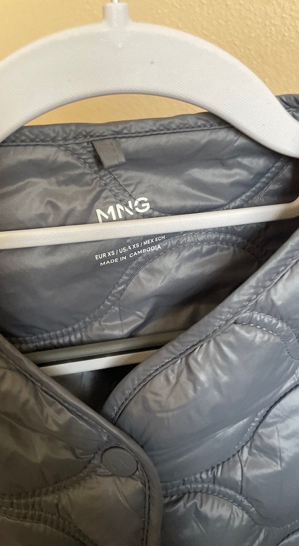 Düğmeli Gri Kadın Ceket - Görsel 2