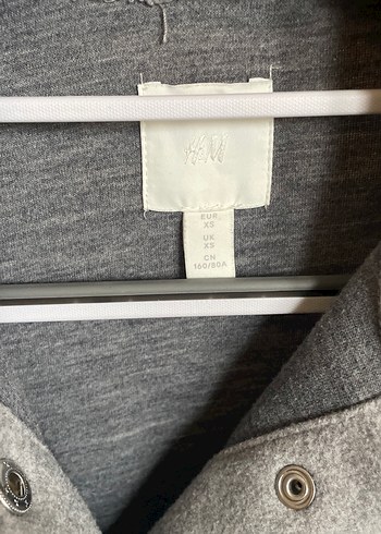 Gri Düğmeli Midi Kadın Kaban - Görsel 2