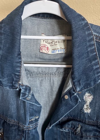 Kadın Mavi Düğmeli Midi Kot Ceket - Görsel 2