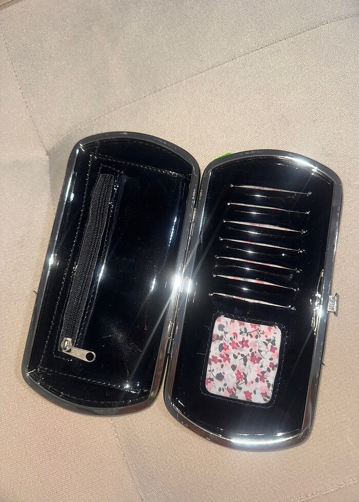 Kartlık cüzdan neon yeşil - Görsel 2