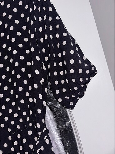 Puantiyeli elbise - Görsel 5