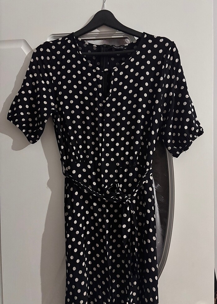 Puantiyeli elbise - Görsel 2