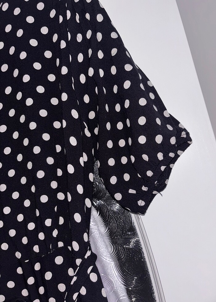 Puantiyeli elbise - Görsel 5