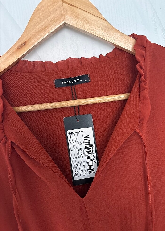 Trendyolmilla Şifon elbise - Görsel 4